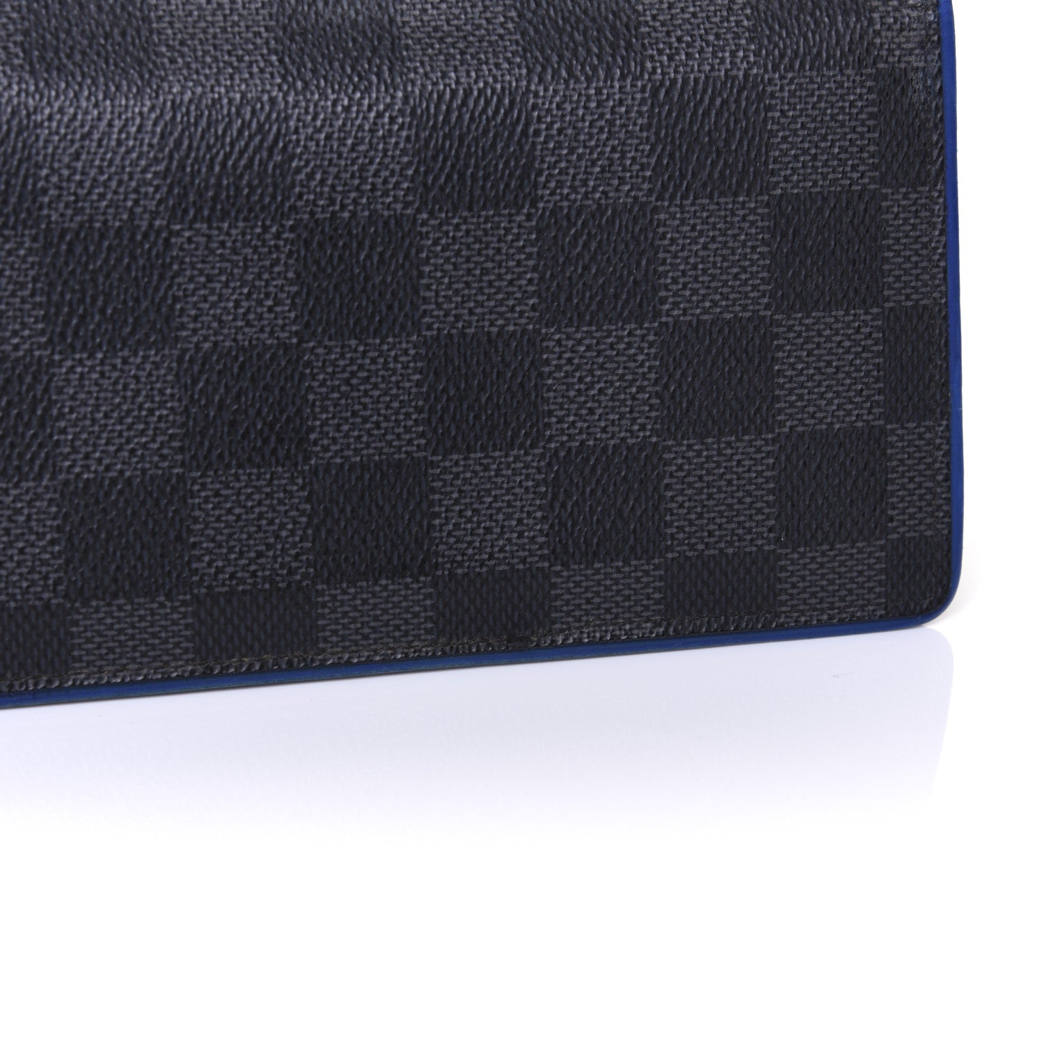 Louis Vuitton Damier Graphite Brazza Wallet Bleu Neon 10 of 13