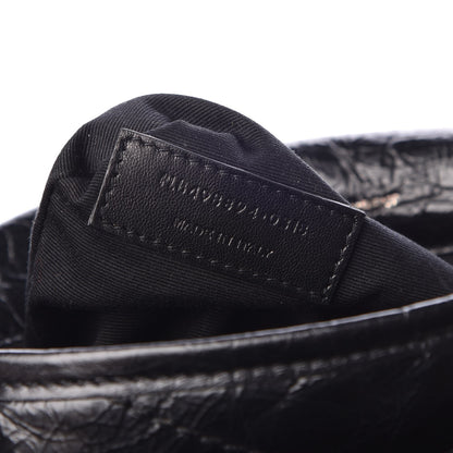 Saint Laurent Crinkled Calfskin Matelasse Medium Niki Chain Satchel Black 9 of 9