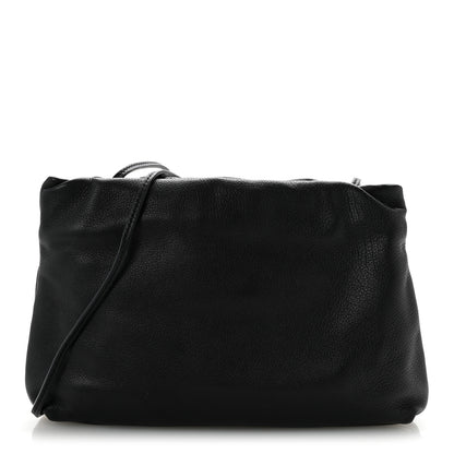 The Row Grained Calfskin Bourse Clutch  Black 1 of 10
