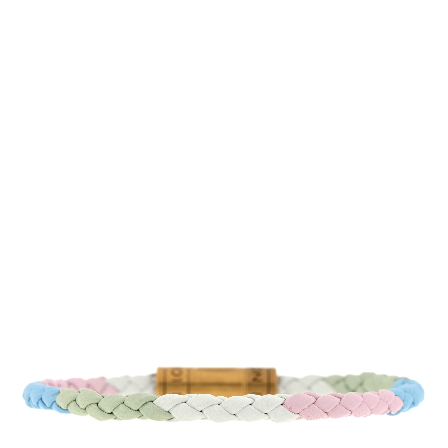 Louis Vuitton Keep It Braided Bracelet Green Pink Blue White 3 of 5