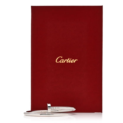 Cartier 18K White Gold Juste Un Clou Bracelet 15 5 of 5