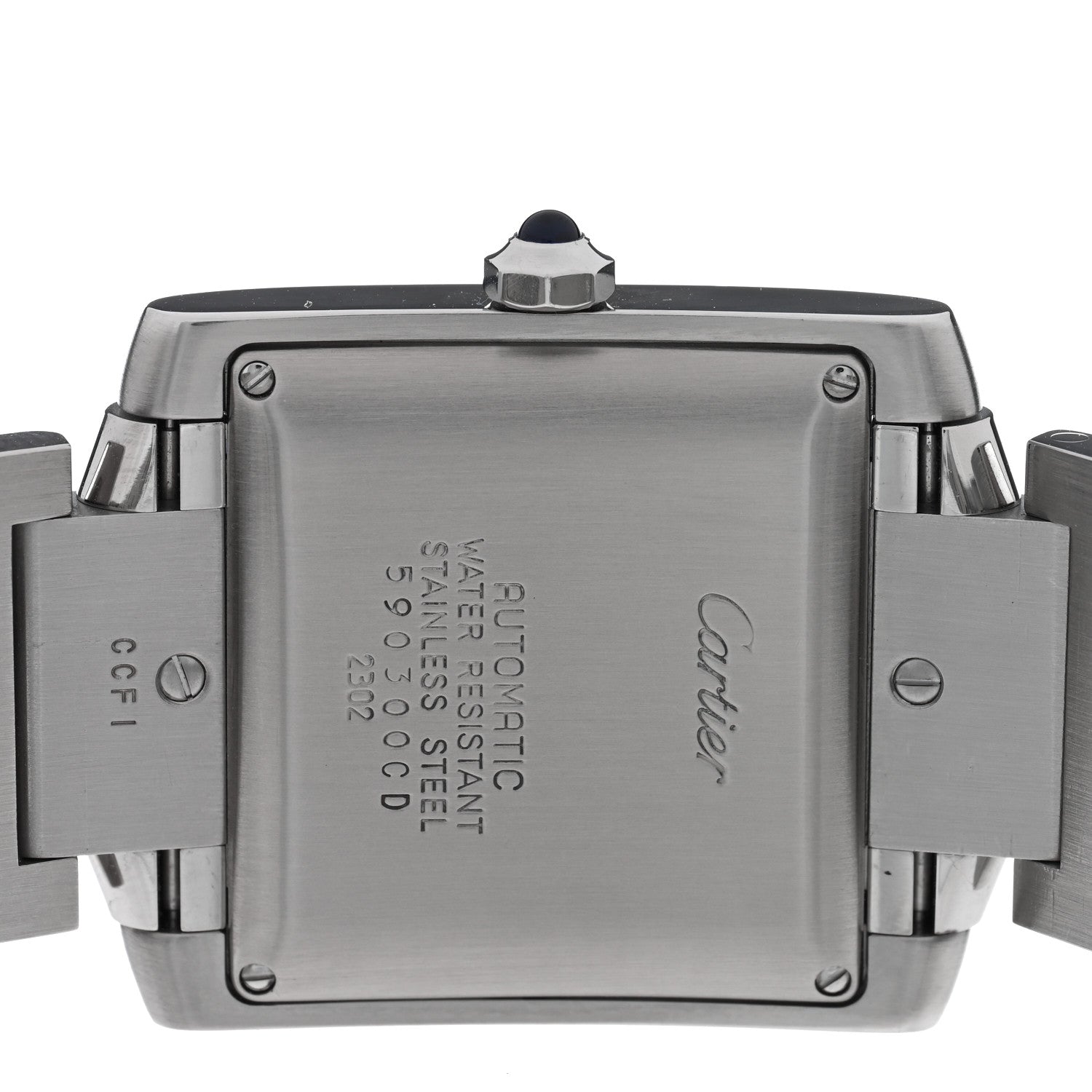 Cartier Stainless Steel 28mm Tank Francaise Automatic Watch 8 of 10