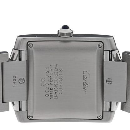 Cartier Stainless Steel 28mm Tank Francaise Automatic Watch 8 of 10