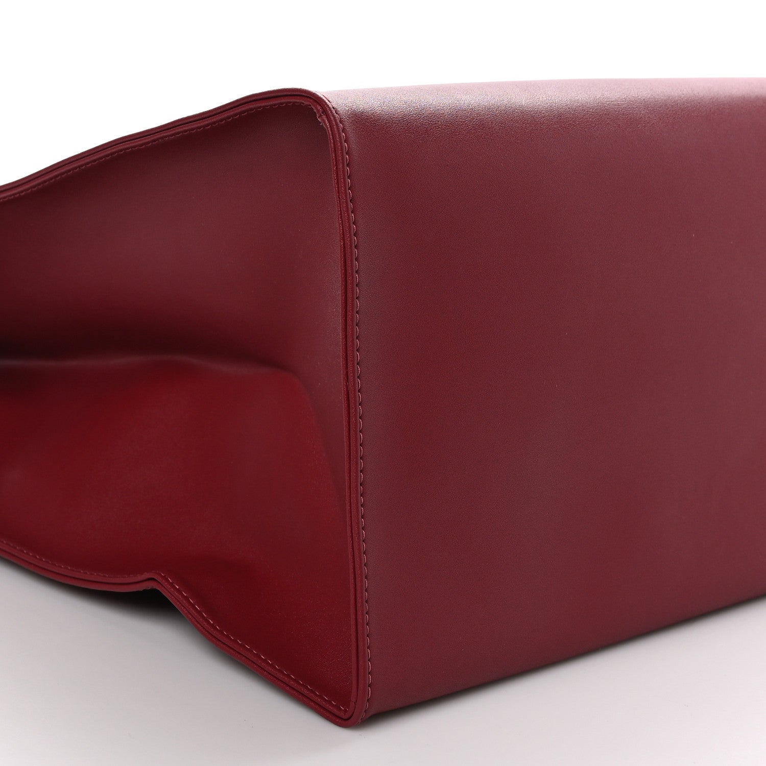 Telfar Vegan Leather Large Shopping Bag Oxblood 7 of 8