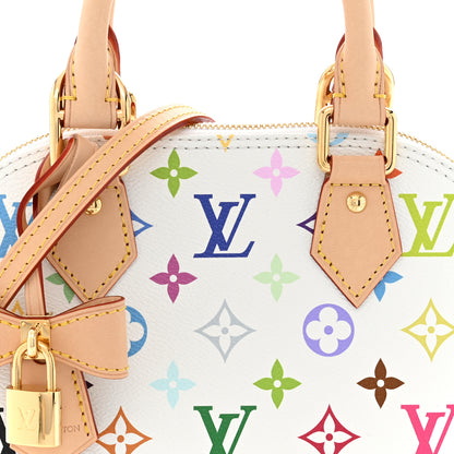 Louis Vuitton LV x TM Monogram Multicolor Alma BB White 7 of 9
