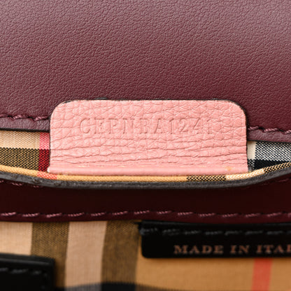 Burberry Derby Calfskin Bi-Color Small Macken Crossbody Bag Dusty Rose 8 of 12