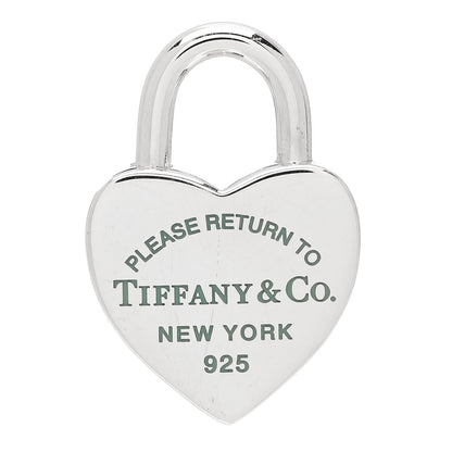 Tiffany Sterling Silver Return to Tiffany Heart Lock Pendant 1 of 4