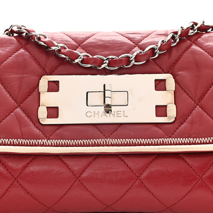 Chanel Lambskin East West Mademoiselle Flap Red 8 of 11