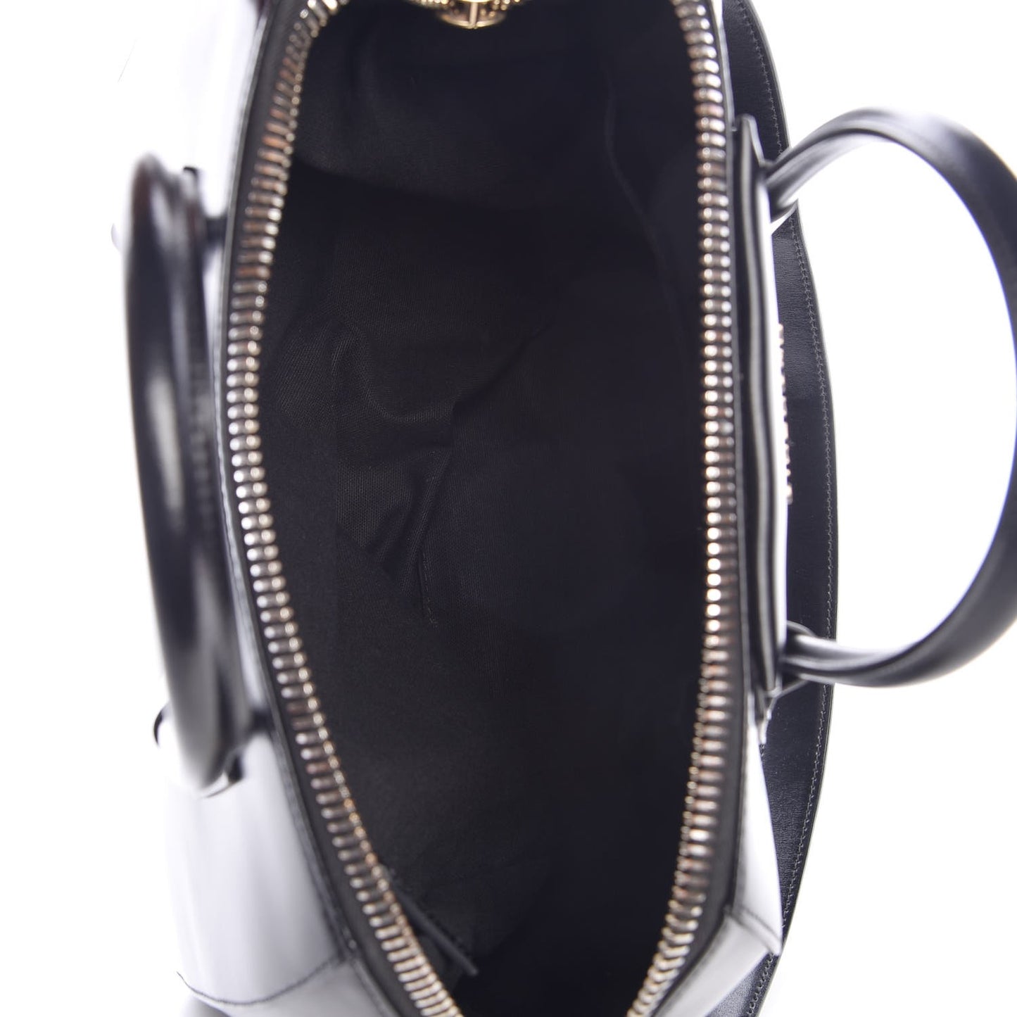 Shiny Lord Calfskin Medium Antigona Black