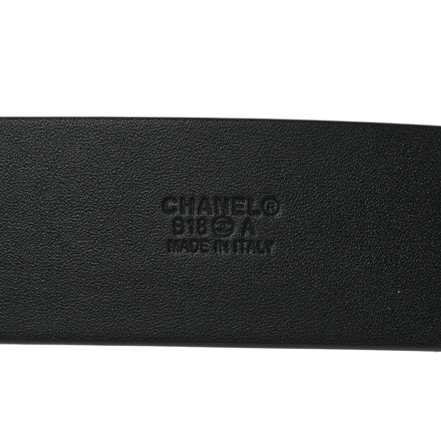 Chanel Glazed Calfskin Metal Twisted CC Belt 95 38 Black 5 of 7