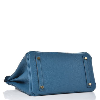 Hermes Togo Birkin 30 Cobalt 5 of 36