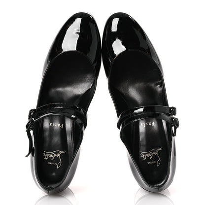 Christian Louboutin Patent Miss Jane Mary Janes 55 Pumps 40.5 Black 2 of 11