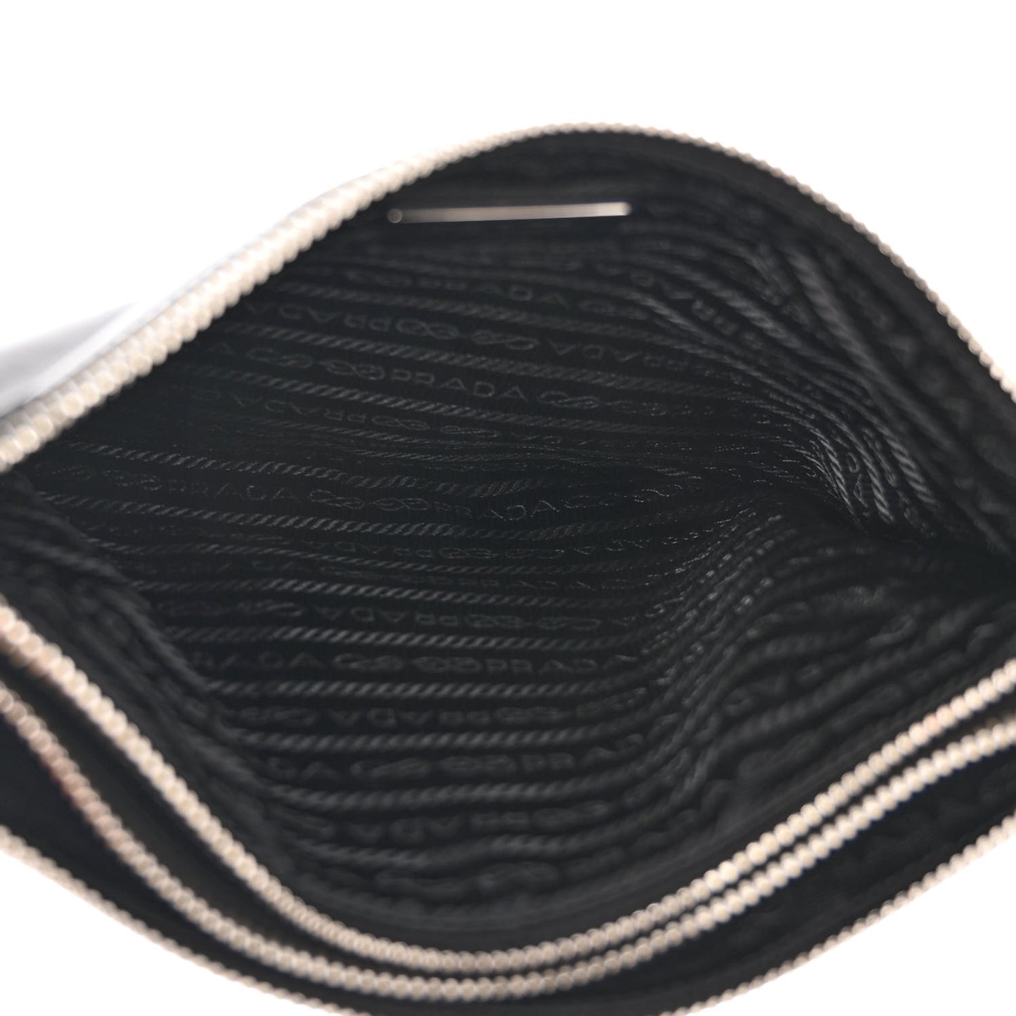 Re-Nylon Saffiano Re-Edition 2000 Double Zip Crossbody Bag Black
