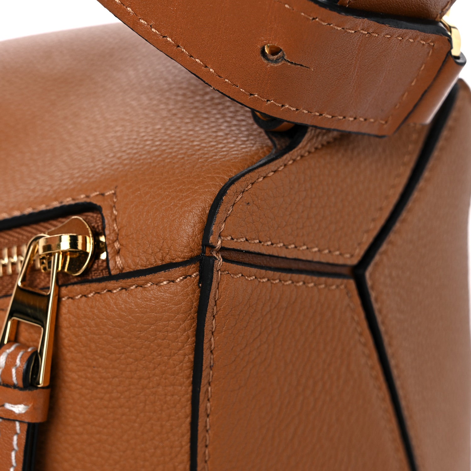 Loewe Calfskin Medium Puzzle Bag Light Caramel 15 of 22