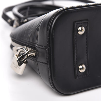 Louis Vuitton Epi Alma BB Black 7 of 12