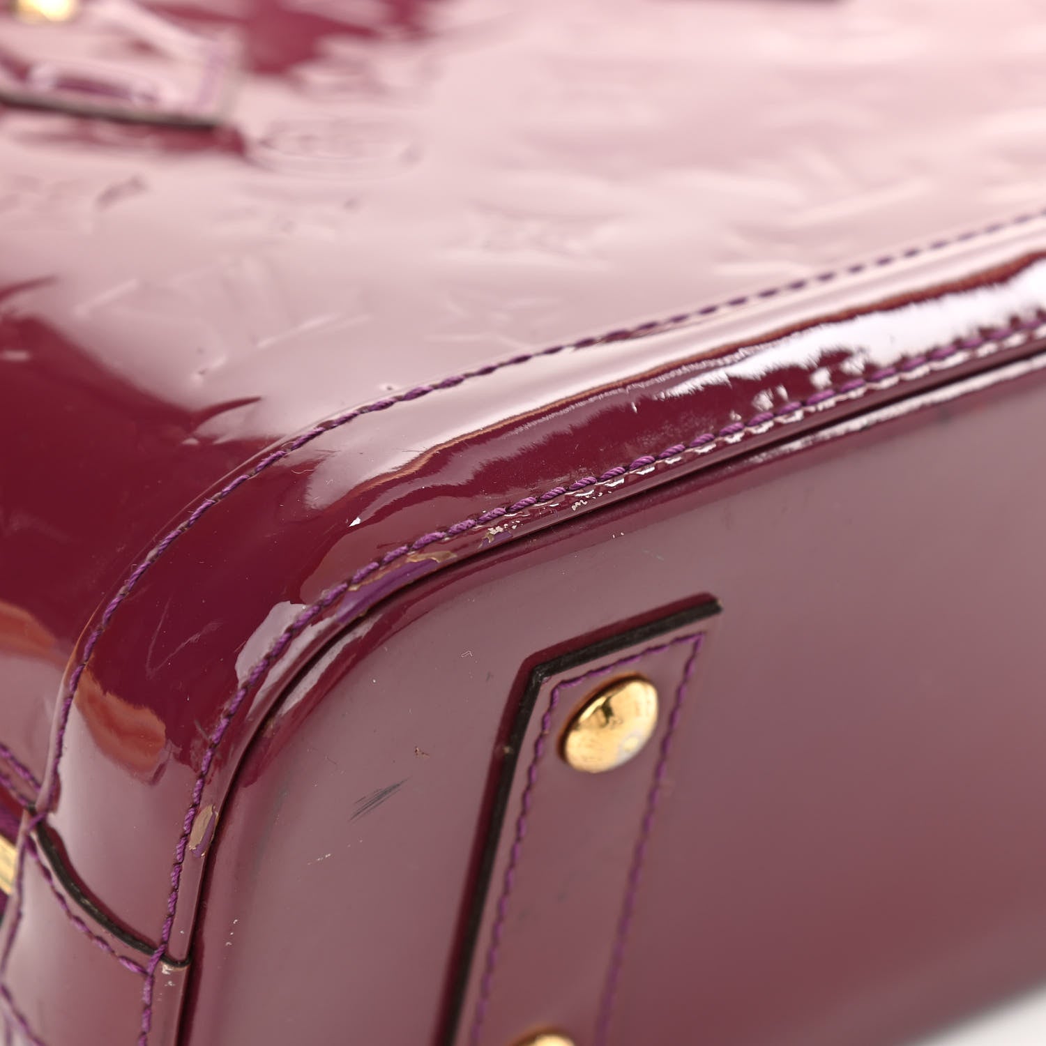 Louis Vuitton Vernis Alma BB Amethyste 12 of 13