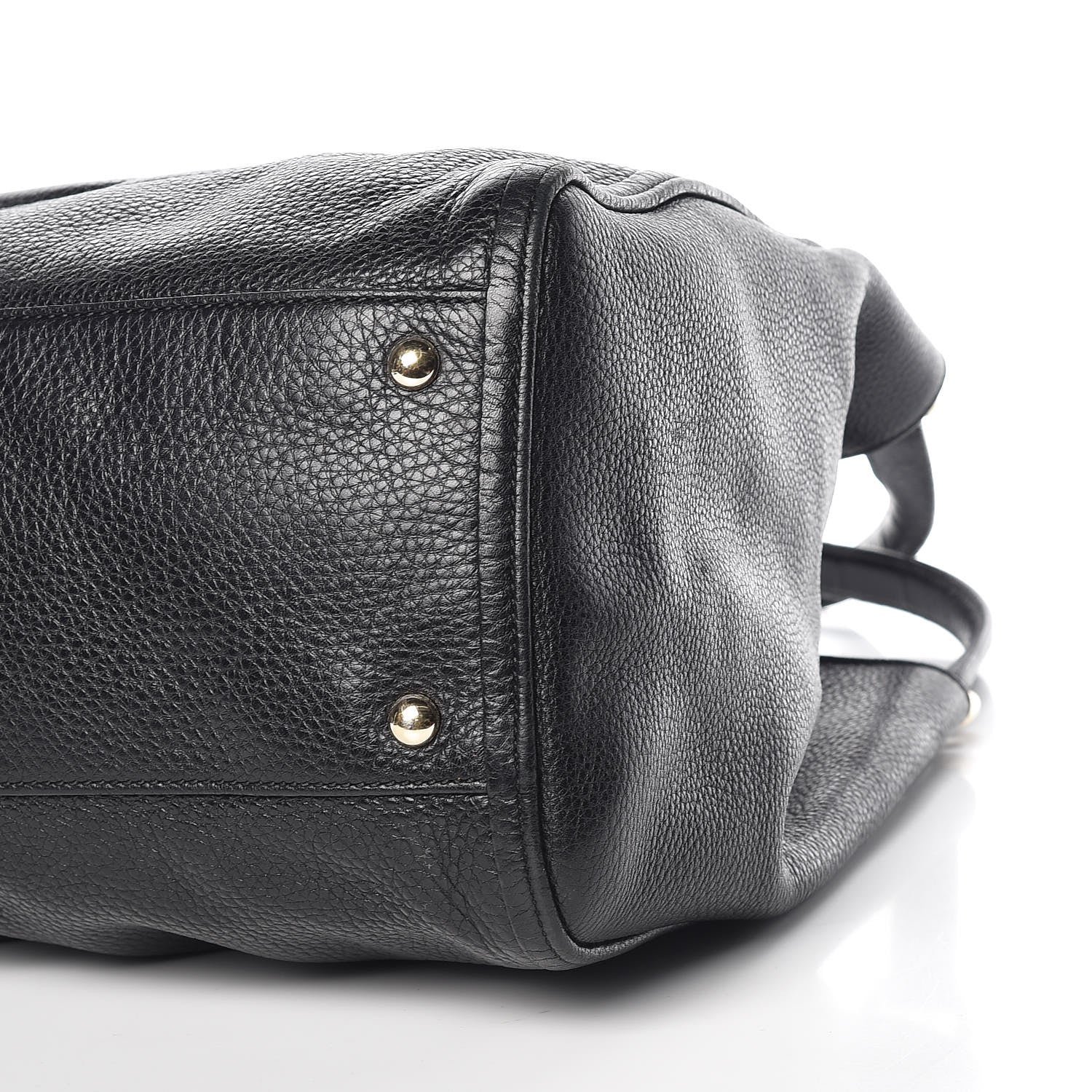 Gucci Pebbled Calfskin Medium Soho Shoulder Bag Black 13 of 14