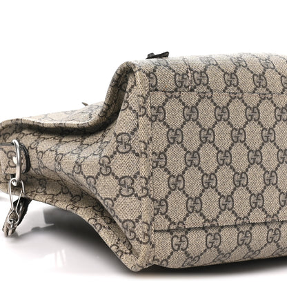 Balenciaga X GUCCI GG Supreme Monogram Neo Classic Silver Hardware City Beige Ebony 9 of 10