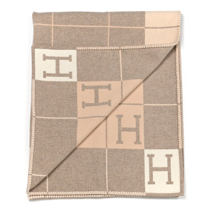 Hermes Wool Cashmere Avalon III Blanket Coco Camomille 2 of 3