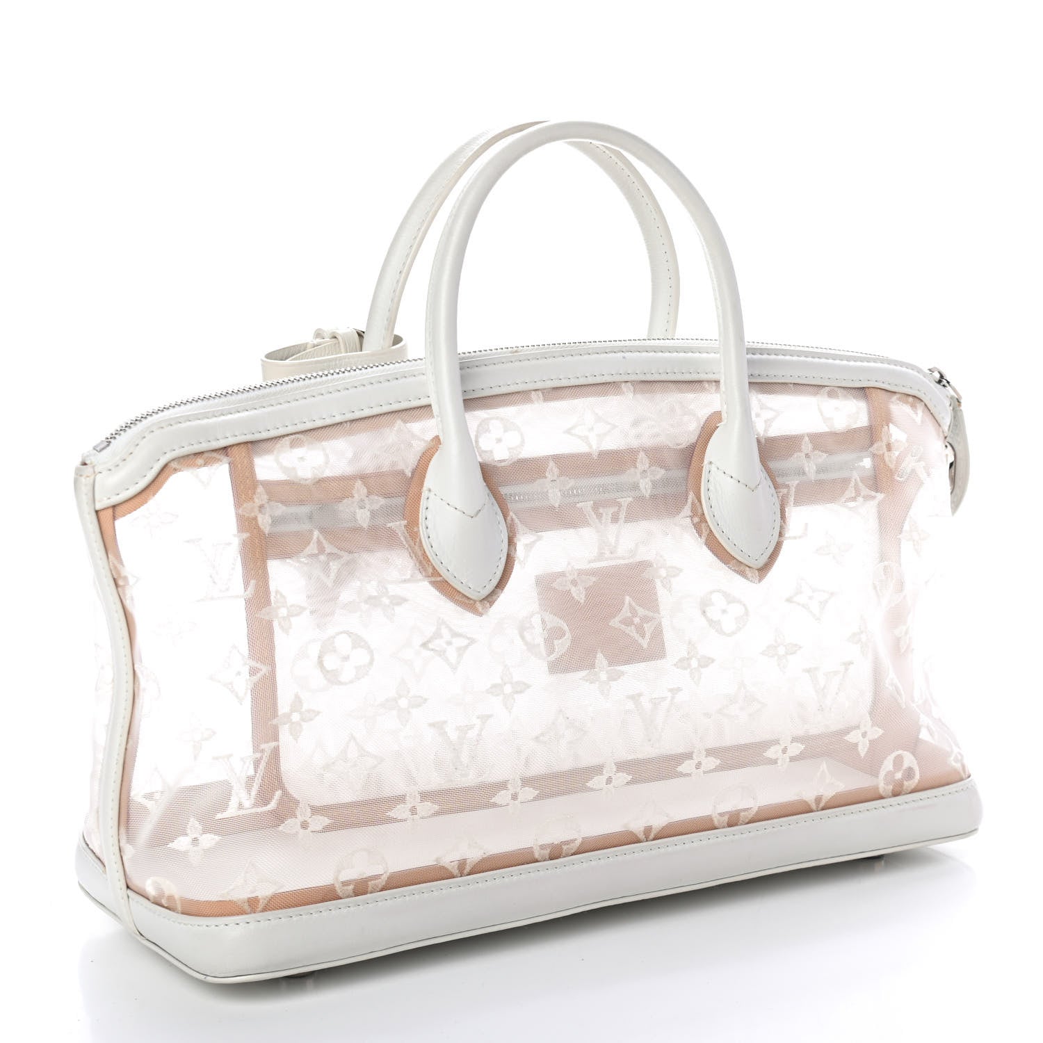 Louis Vuitton Monogram Transparence Lockit East-West White 2 of 5