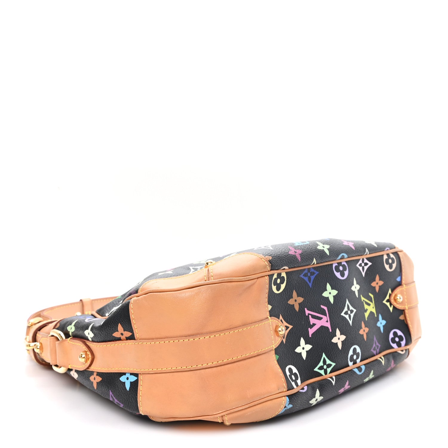 Louis Vuitton Monogram Multicolor Greta Black 4 of 10