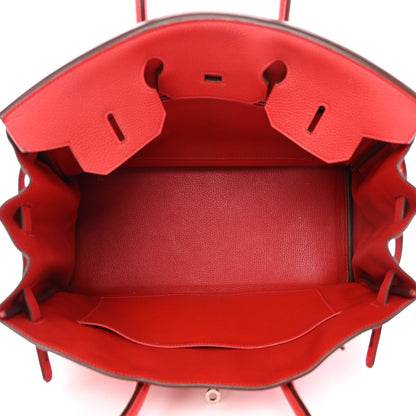 Hermes Togo Birkin 35 Rouge Tomate 5 of 12