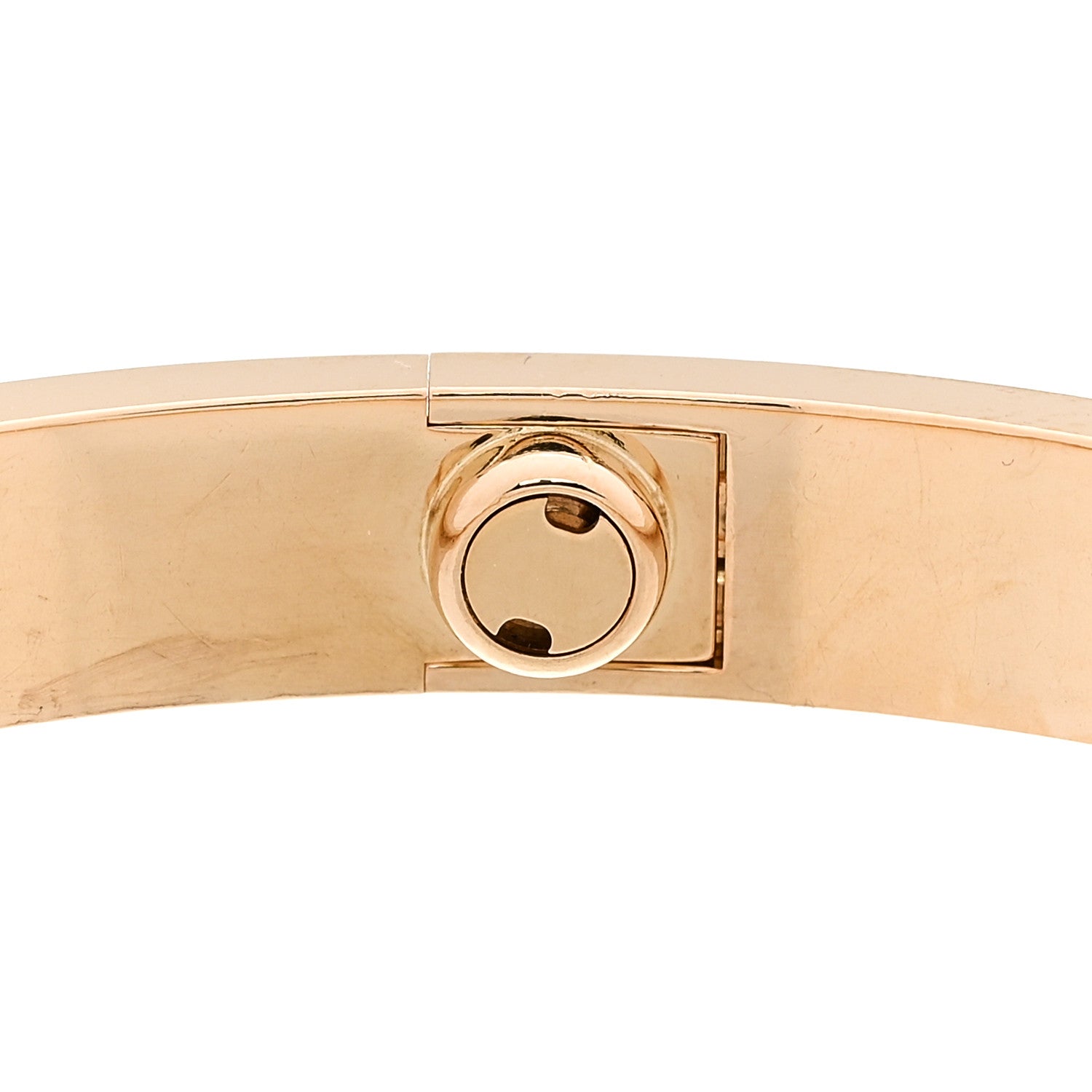 Cartier 18K Yellow Gold 4 Diamond LOVE Bracelet 19 8 of 10