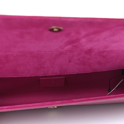 Gucci Patent Microguccissima Small Broadway Clutch Peonia Flower 4 of 4