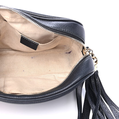 Gucci Pebbled Calfskin Small Soho Disco Bag Black 4 of 5