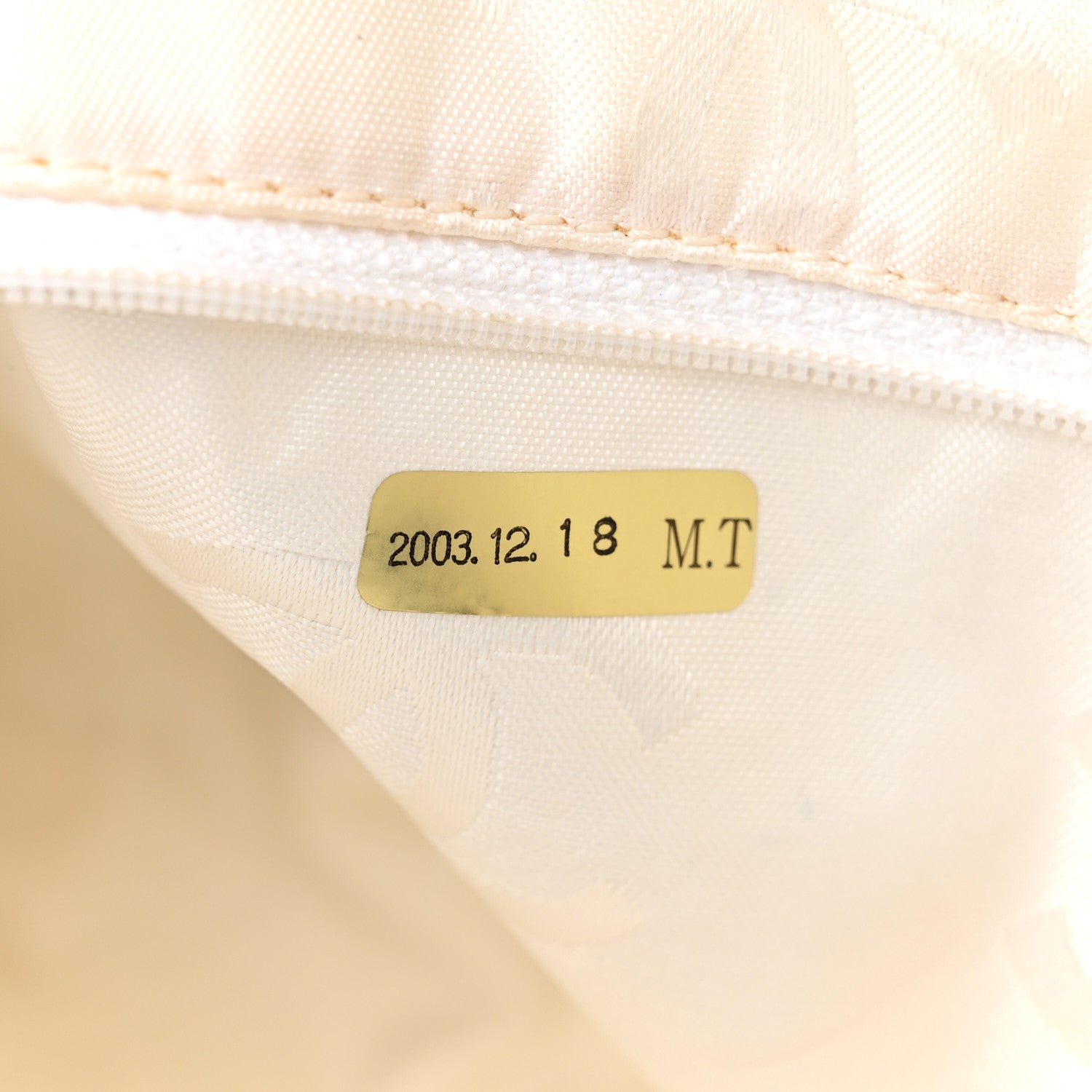 Chanel Calfskin Wood Chain Tote White 8 of 14