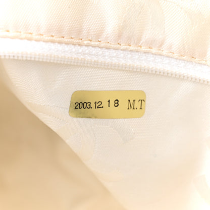 Chanel Calfskin Wood Chain Tote White 8 of 14