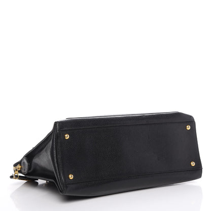 Chanel Caviar Flap Shoulder Bag Black 4 of 7