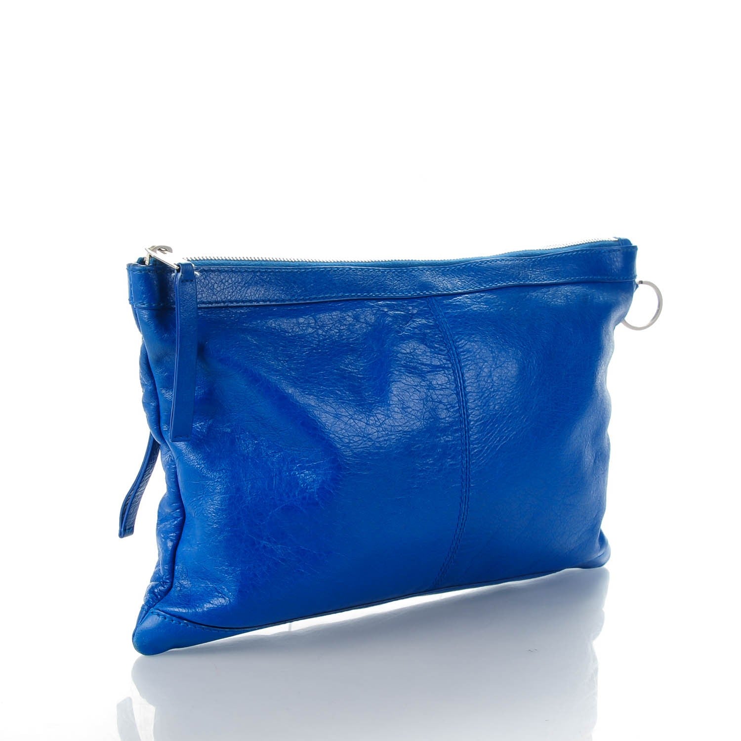Balenciaga Agneau Arena Classic Hardware Medium Clip Bleu Lazuli 3 of 7