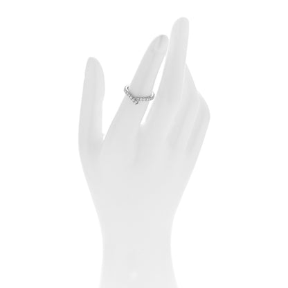 Harry Winston Platinum Diamond Ribbon Wedding Band Ring 49 4.75 2 of 5