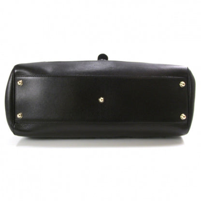 Gucci Leather Heritage Medium Shoulder Bag Black 5 of 10