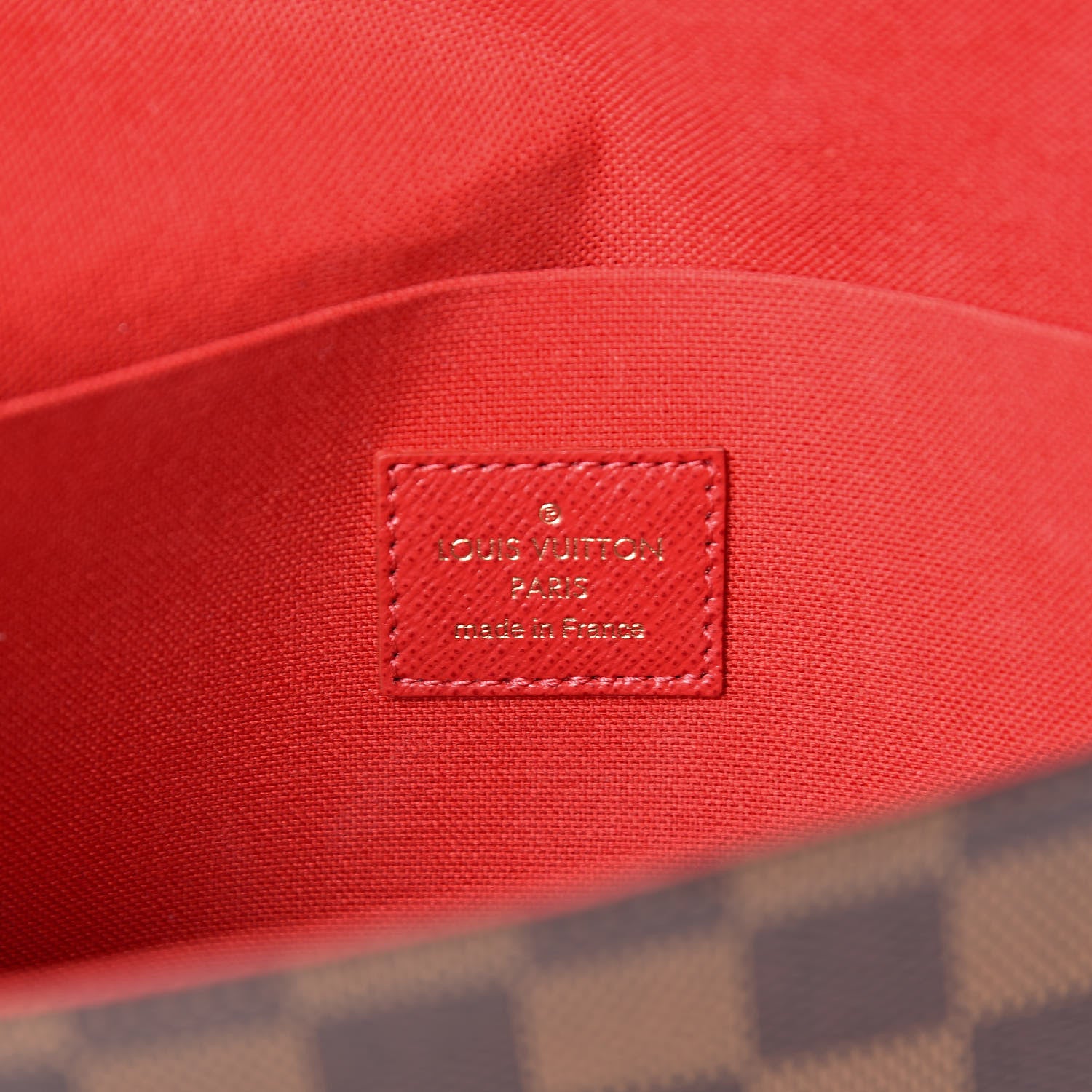 Louis Vuitton Damier Ebene Pochette Felicie Chain Wallet 6 of 10