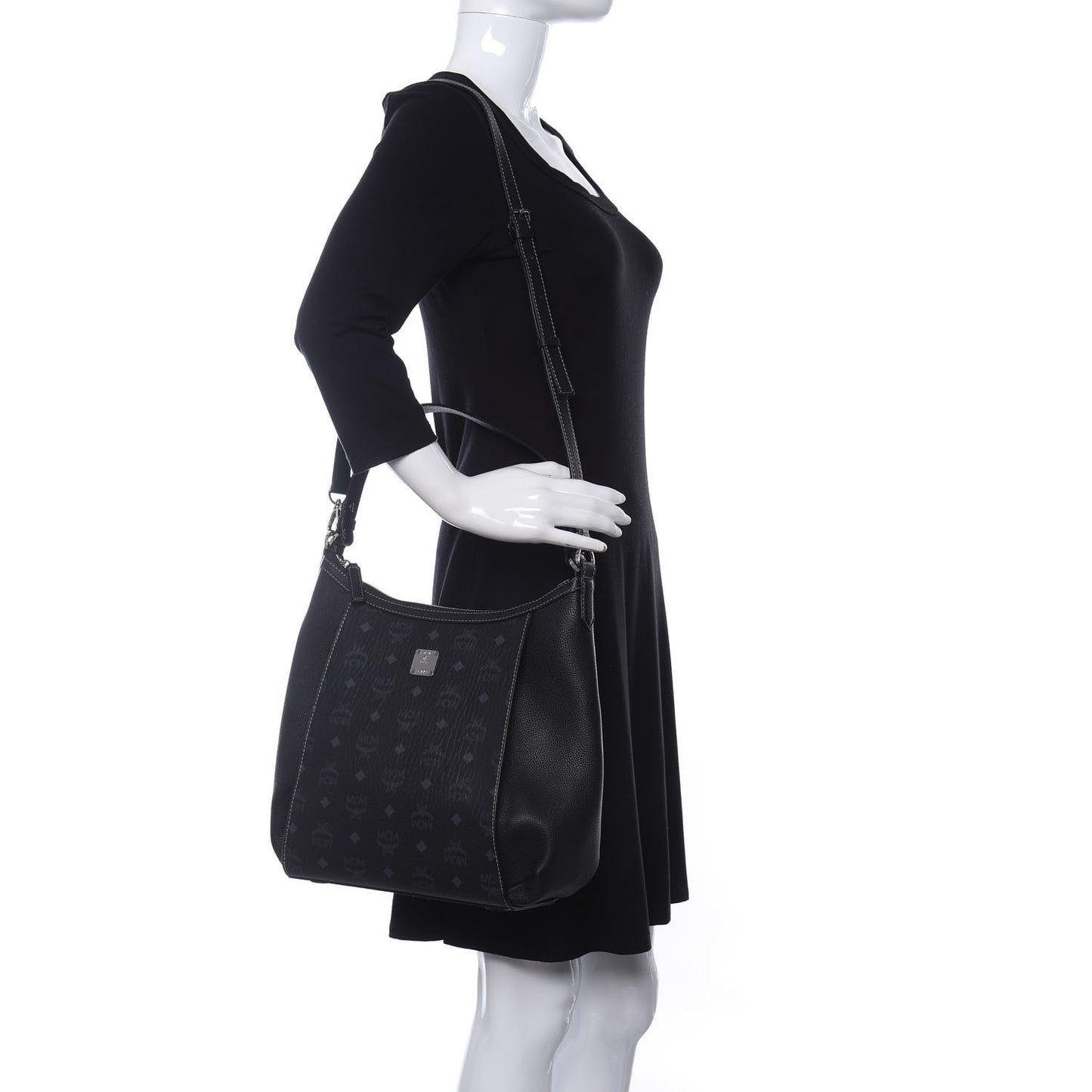 Visetos Medium Luisa Hobo Black