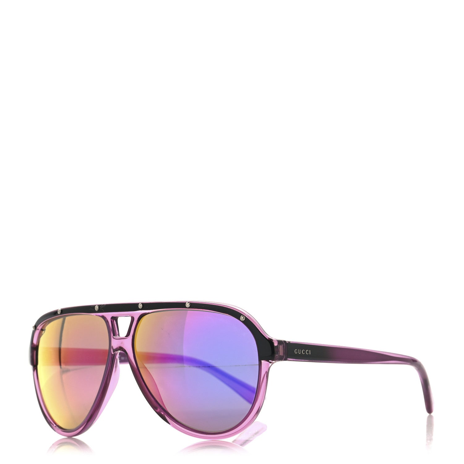 Gucci Pilot Sunglasses GG3720/S Purple 1 of 7