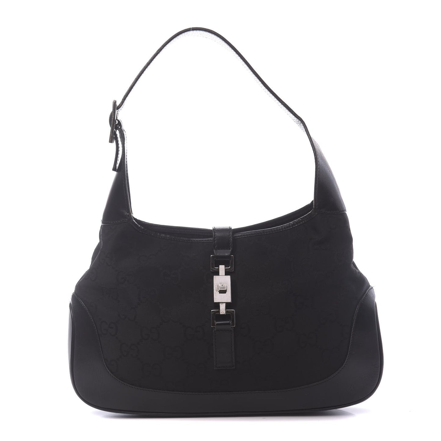 Monogram Small Jackie O Hobo Black