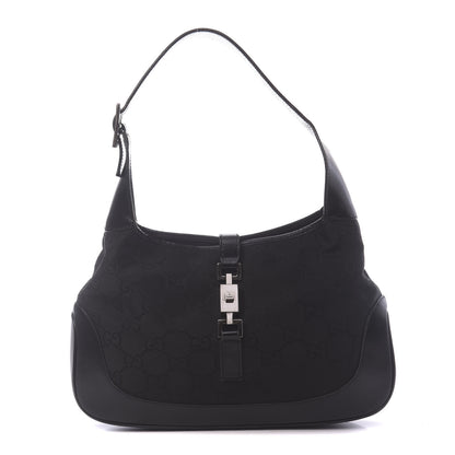 Gucci Monogram Small Jackie O Hobo Black 1 of 21