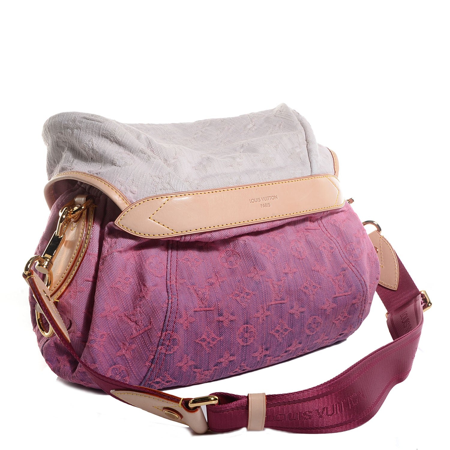 Louis Vuitton Denim Sunshine Messenger Rouge Fauviste 3 of 7