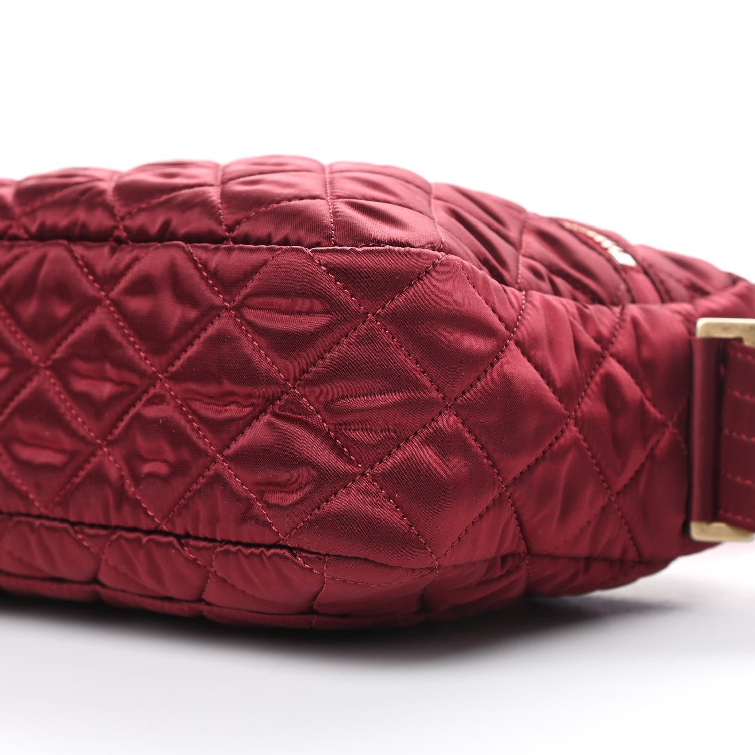 Chanel Satin Quilted Paris-Hamburg Camera Bag Red 10 of 10