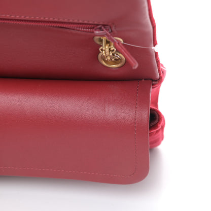 Chanel Velvet Chevron Quilted 2.55 Reissue 225 Flap Red 14 of 15