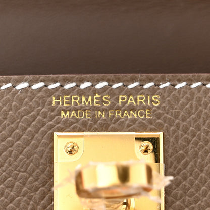 Hermes Epsom Mini Kelly Sellier 20 Etoupe 6 of 11