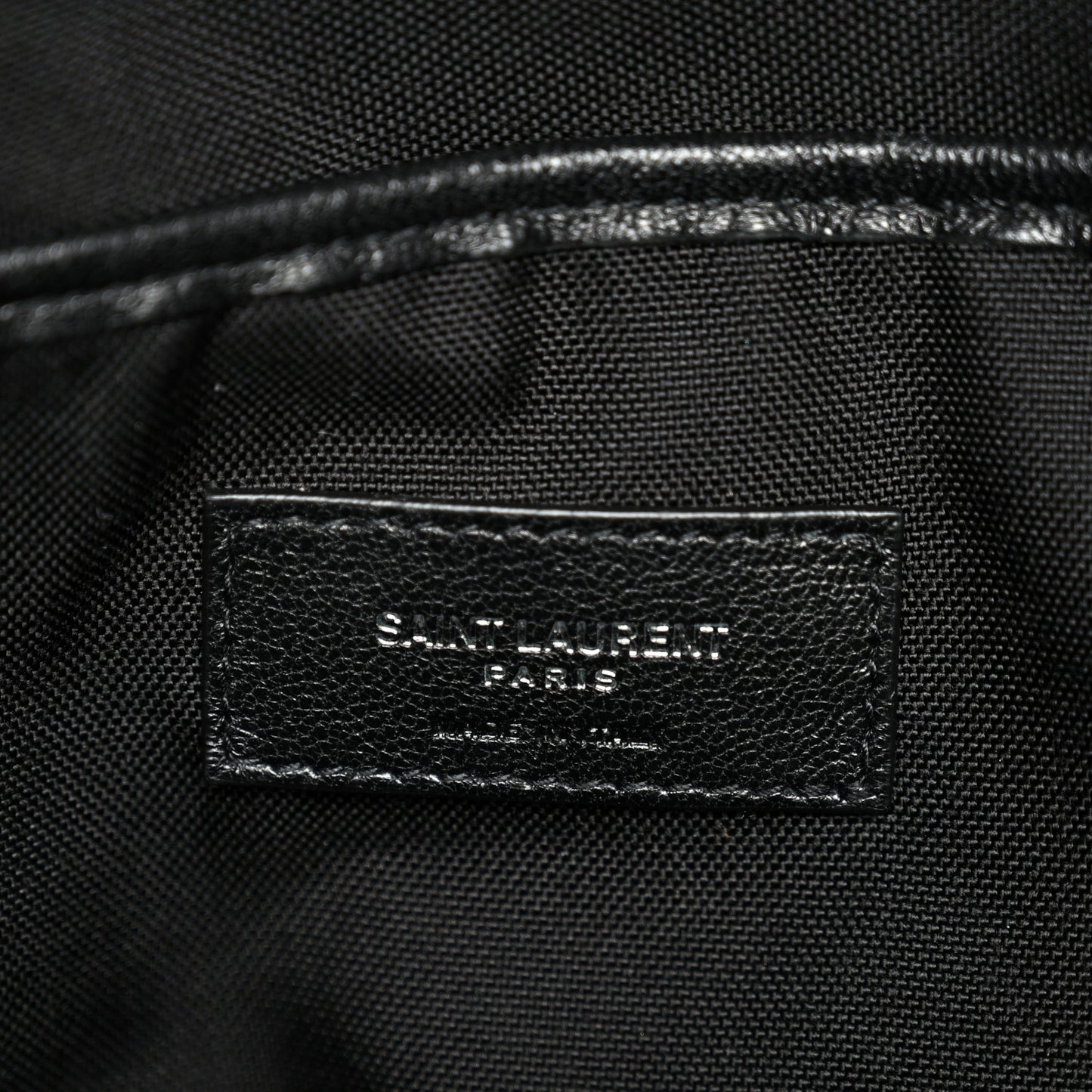 Canvas Calfskin Sid Backpack Black