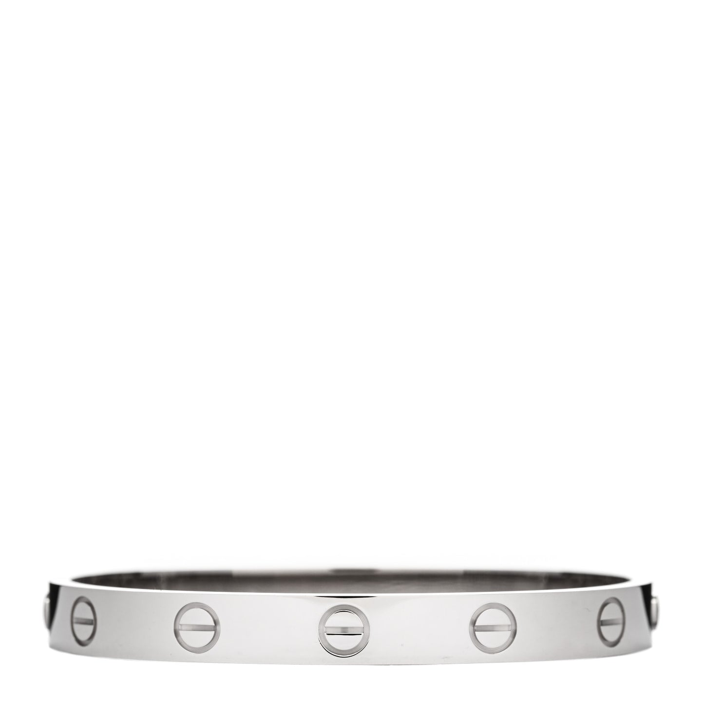 18K White Gold LOVE Bracelet 15