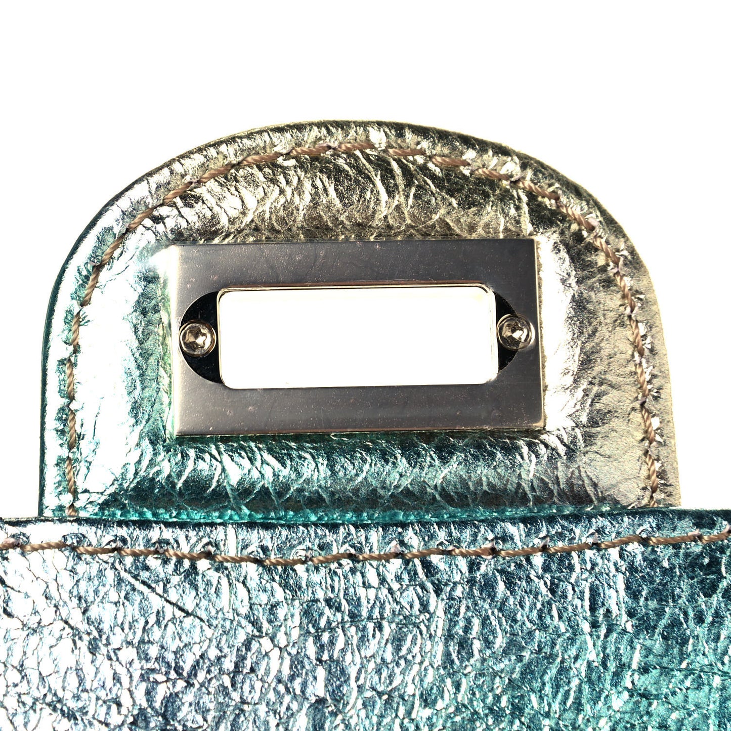Metallic Goatskin Quilted Mini 2.55 Reissue Flap Multicolor