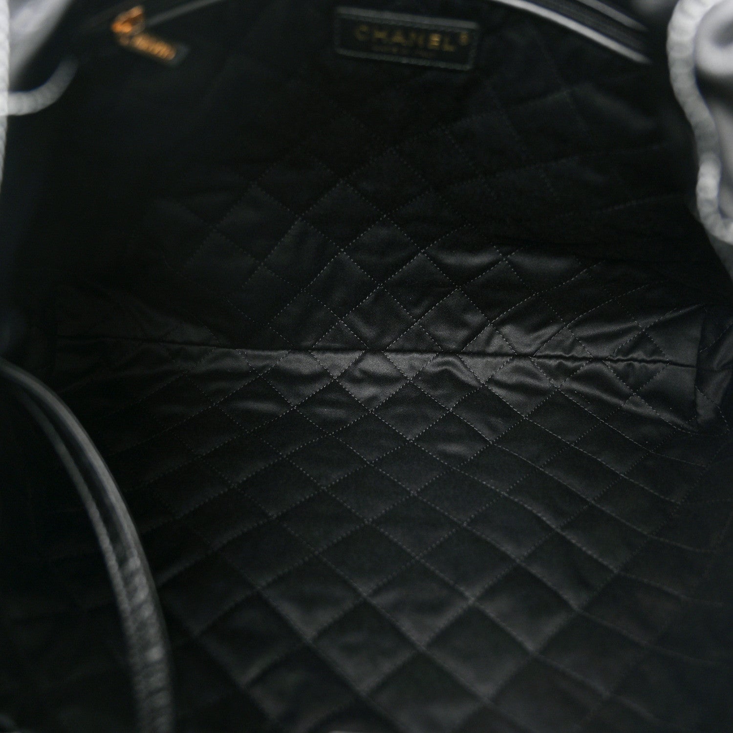 Chanel Shiny Calfskin Quilted Chanel 22 Black 6 of 12