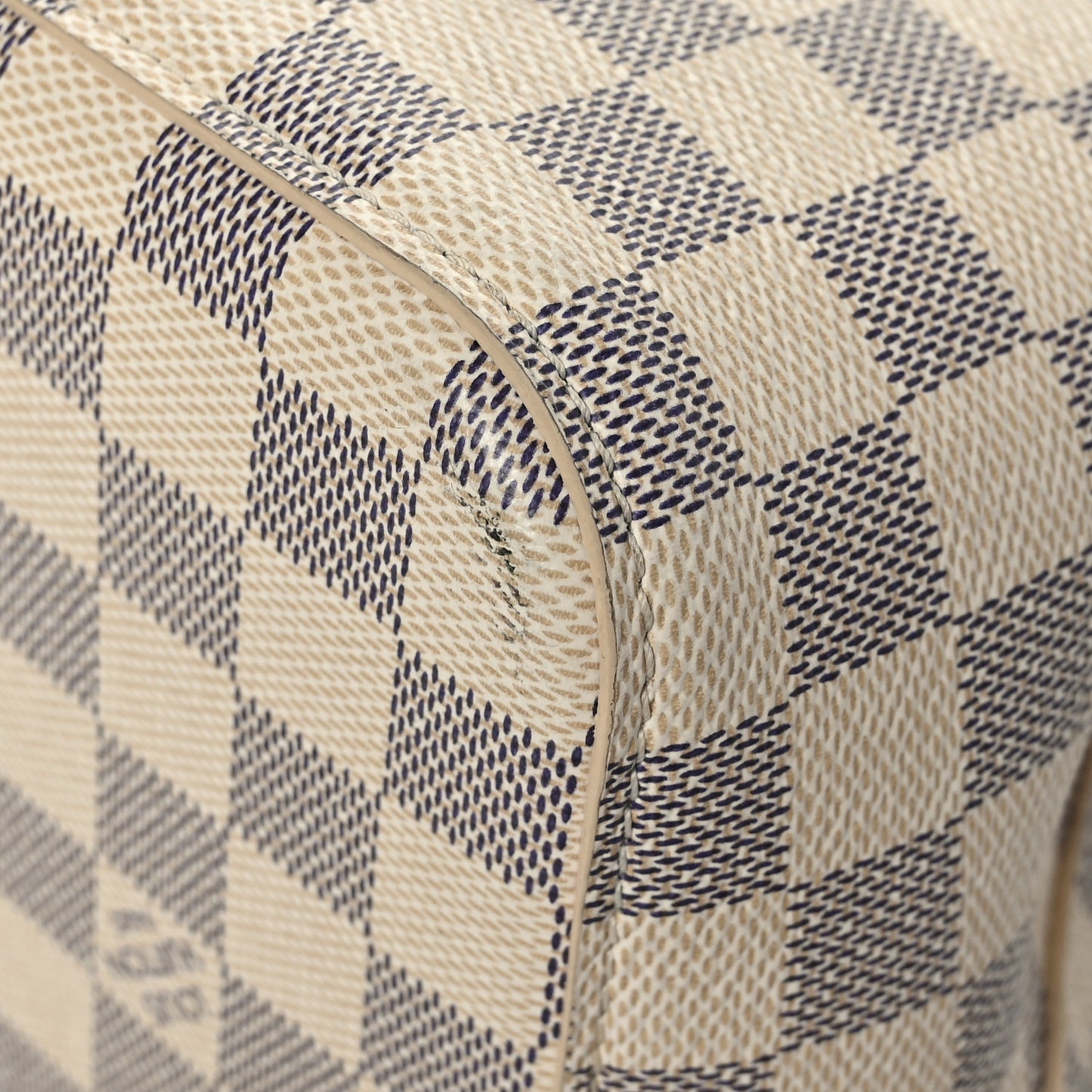 Damier Azur Braided Neonoe MM Peach Cream