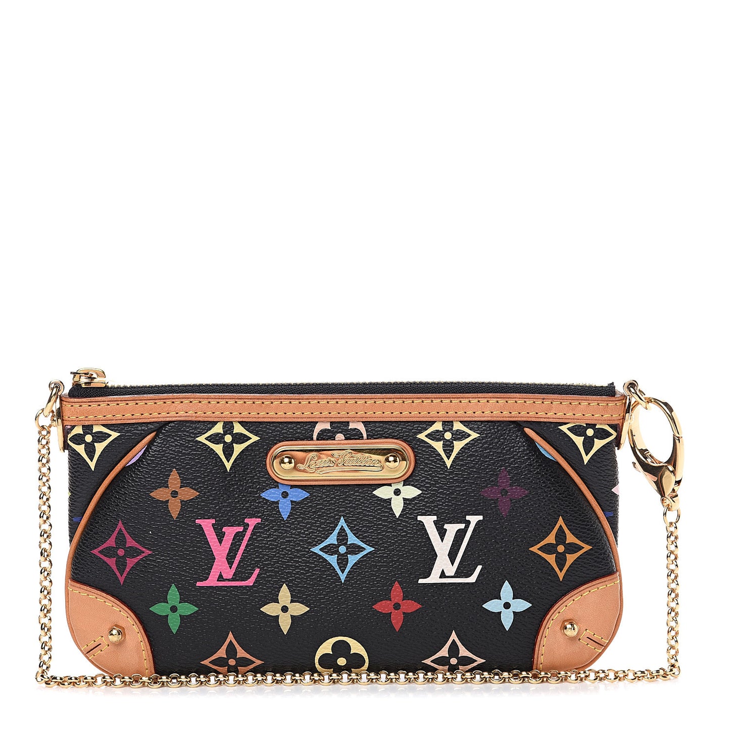 Monogram Multicolor Pochette Milla MM Black